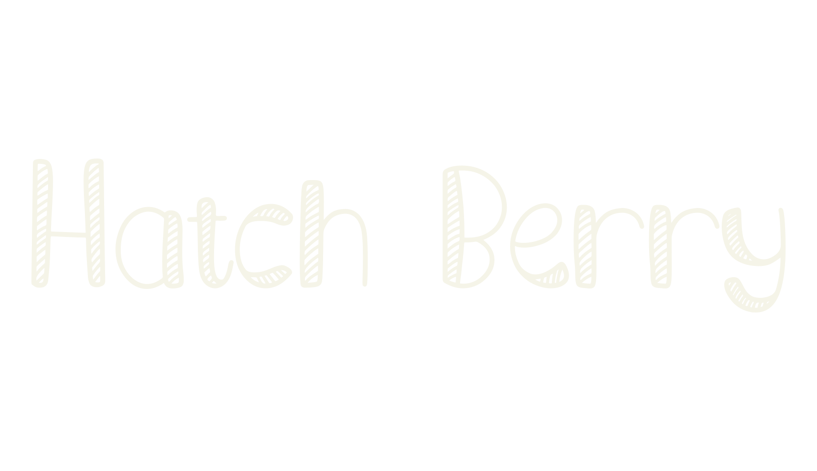 Hatch Berry, cool font preview