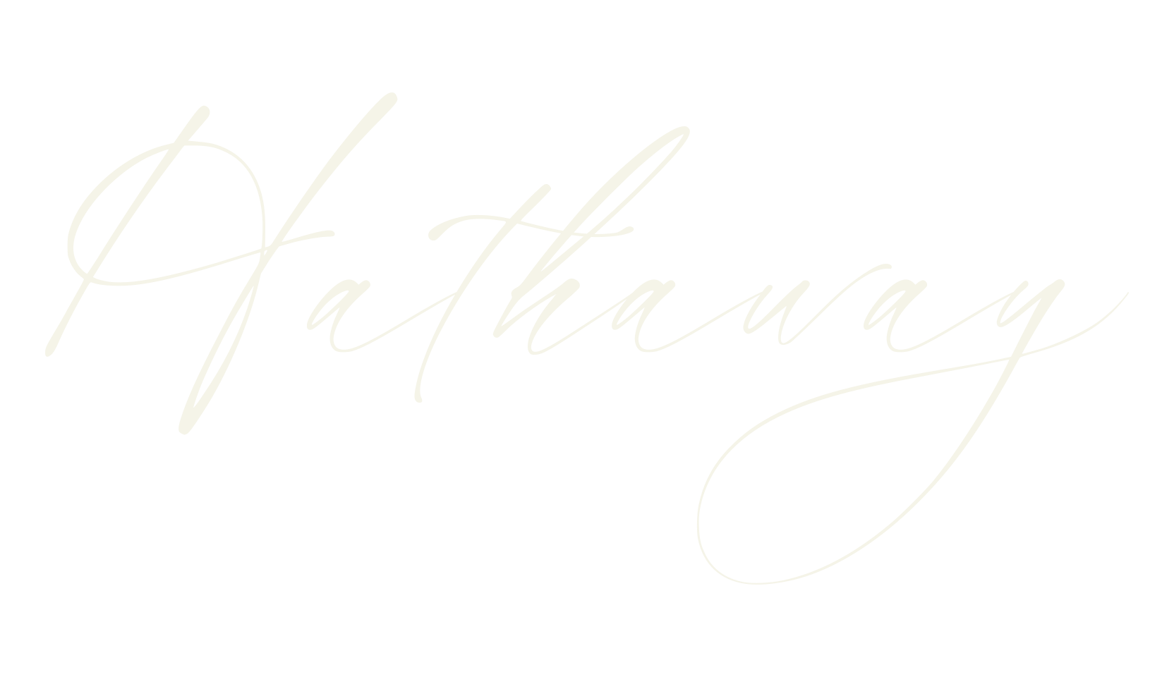 Hathaway, cursive font preview