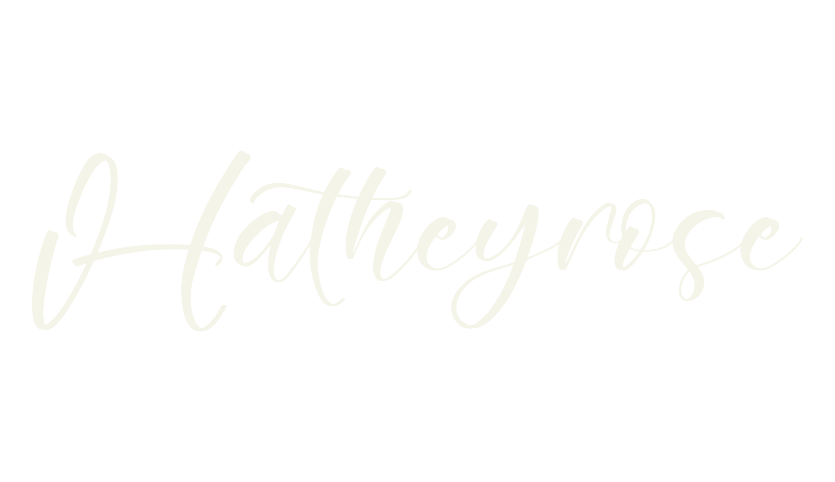 Hatheyrose, script font preview