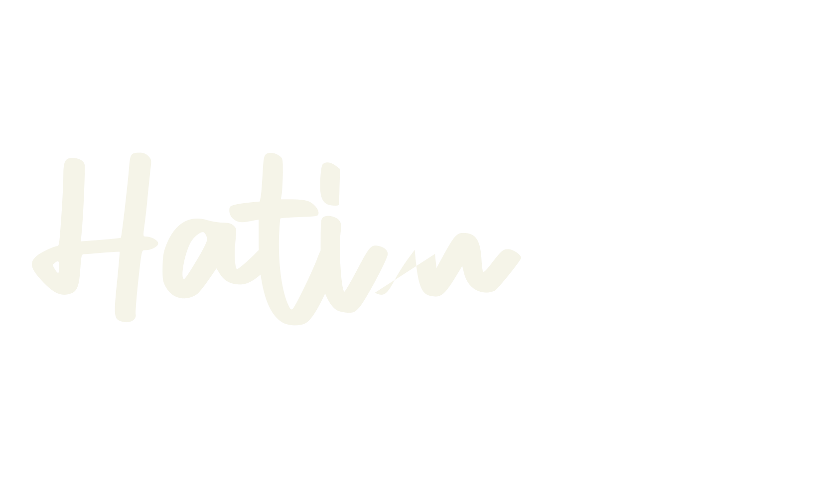 Hatimune, watermark font preview