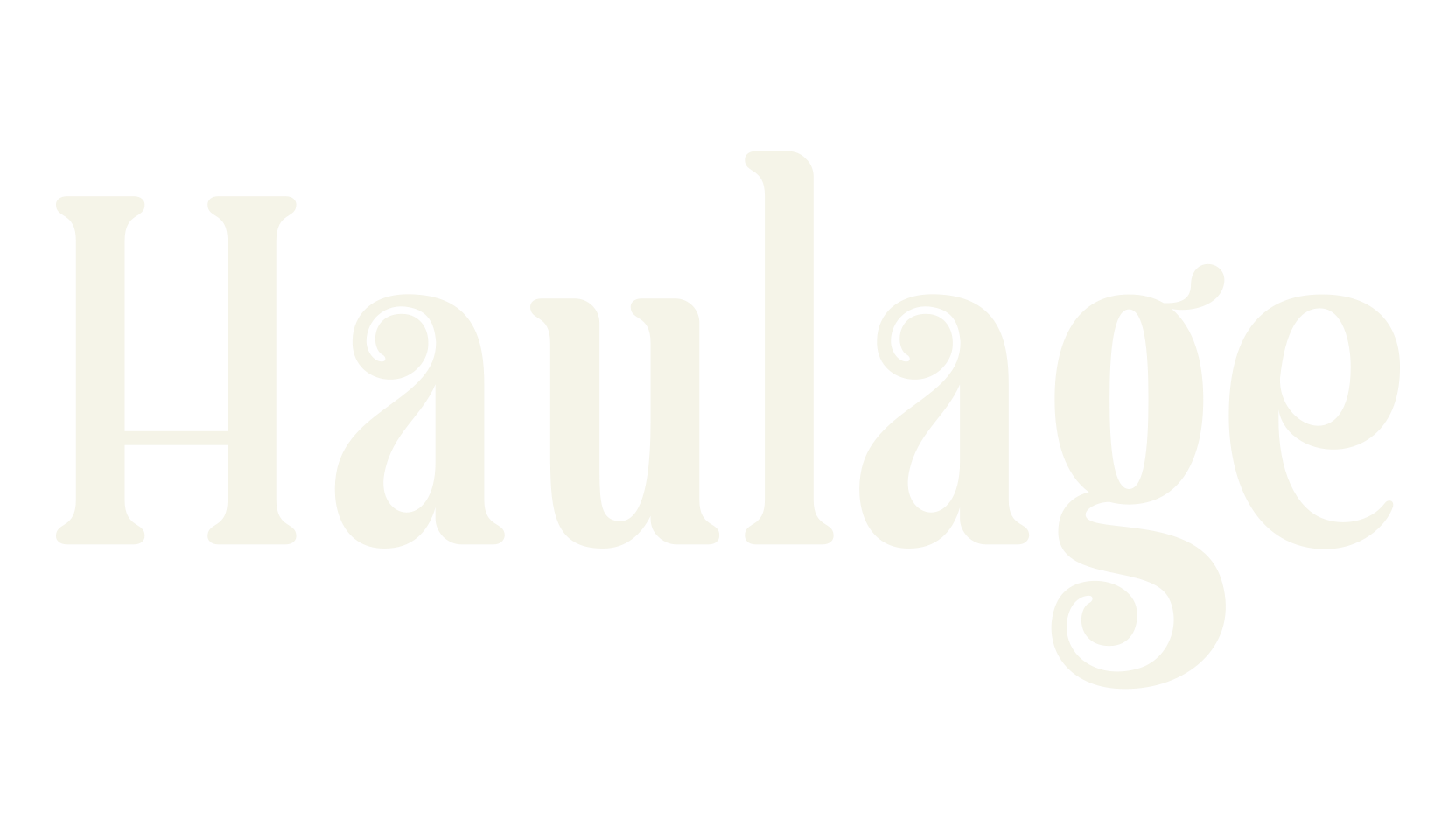 Haulage, cute font preview