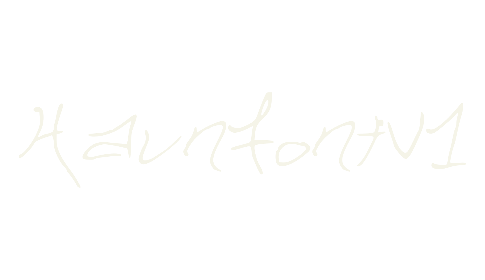 HaunFontV1, aaron font preview