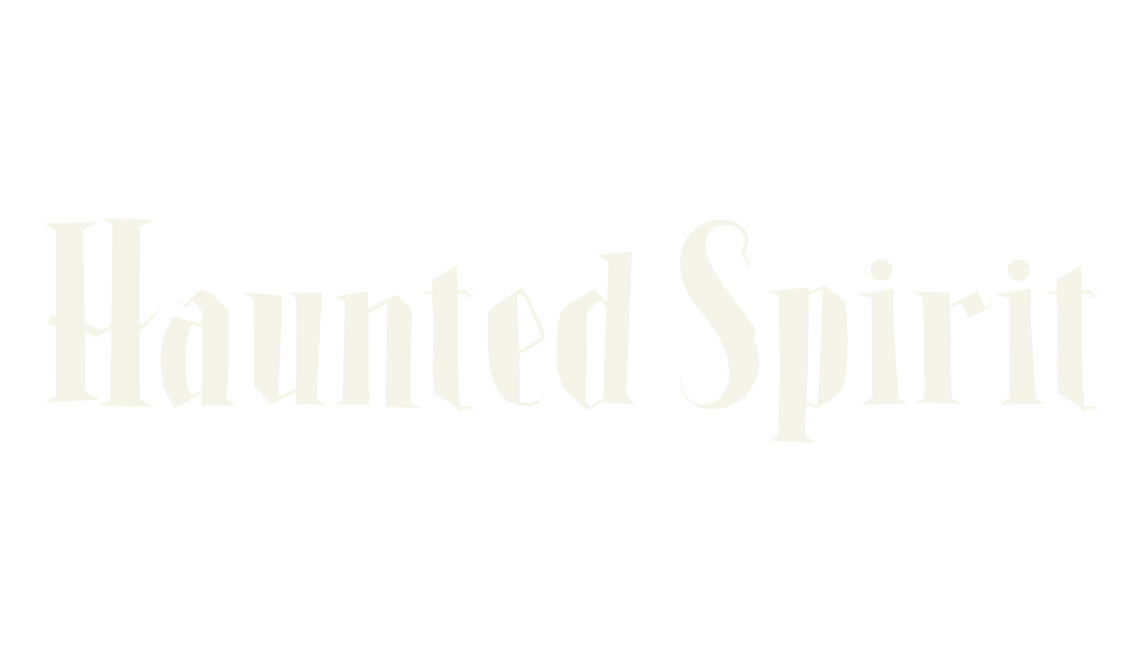 Haunted Spirit, display market font preview