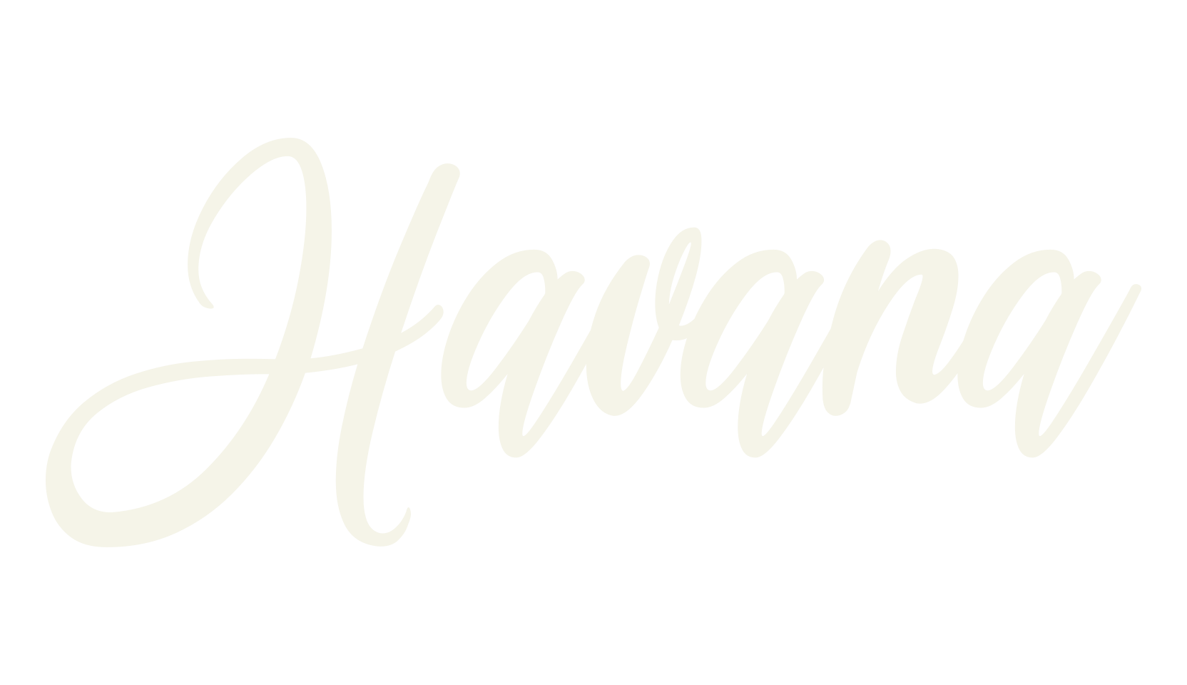Havana, handwriting font preview