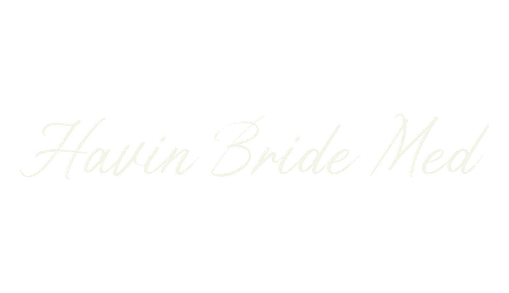 Havin Bride Med, fashion script font preview
