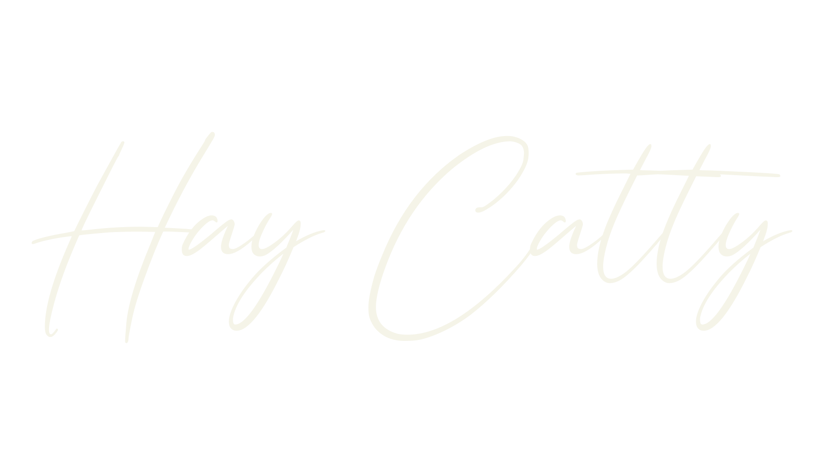 Hay Catty, calligraphy font preview