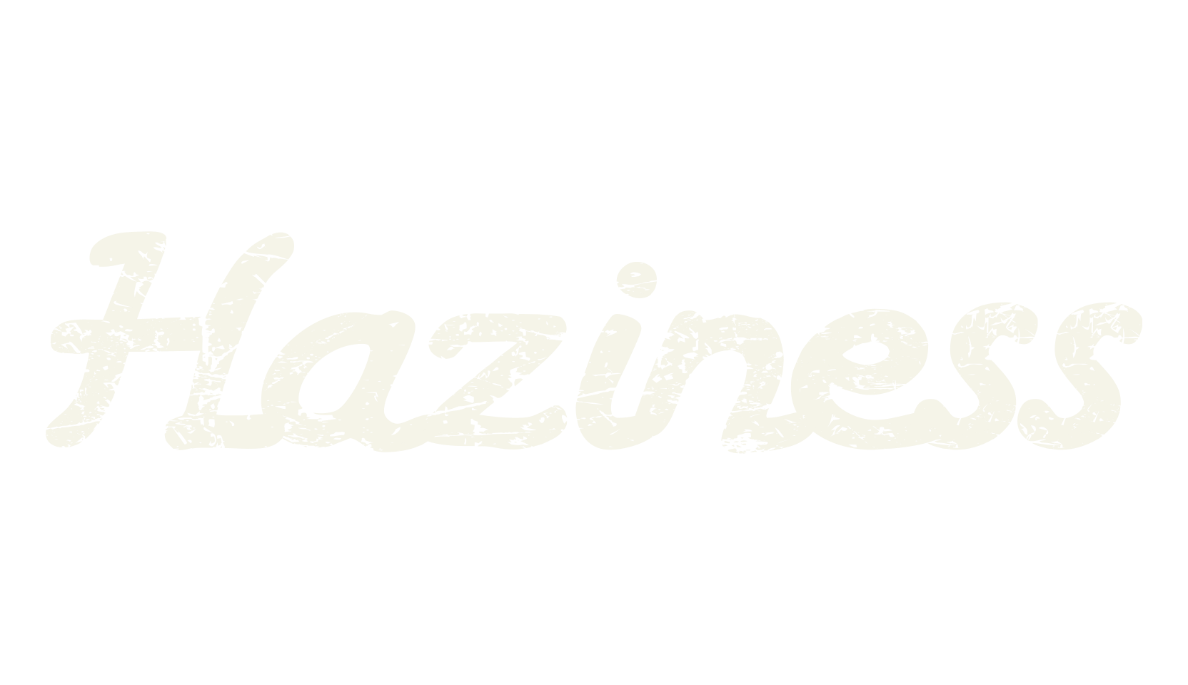 Haziness, retro font preview