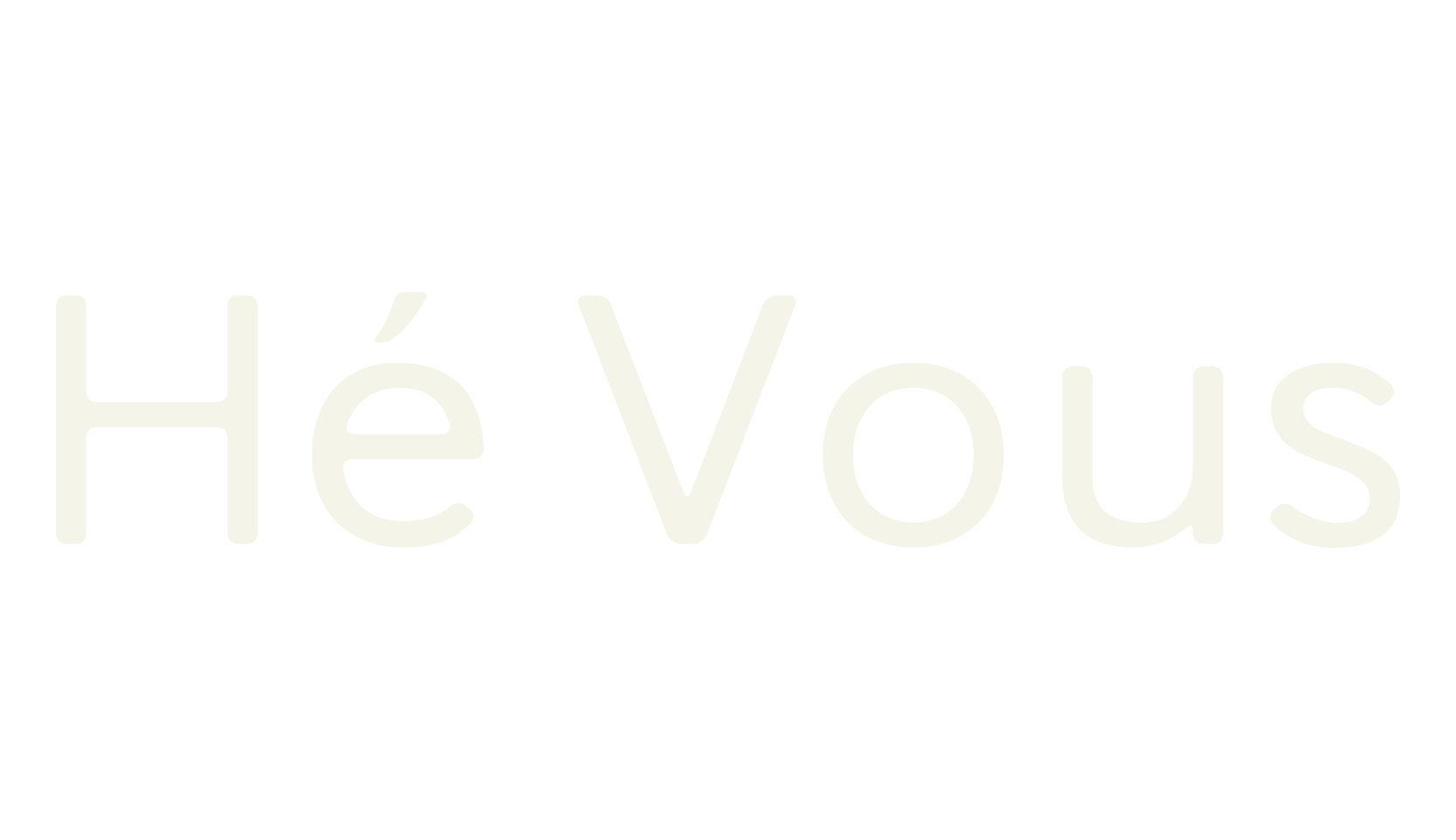 Hé Vous, text font preview