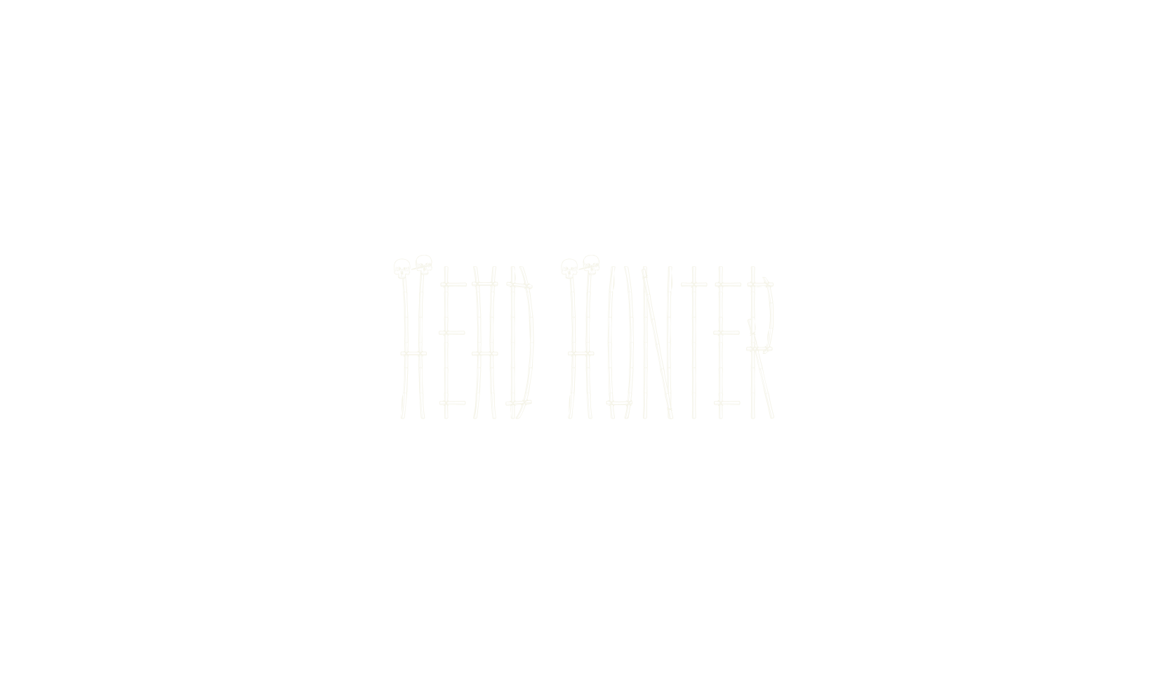 Head Hunter, display market font preview