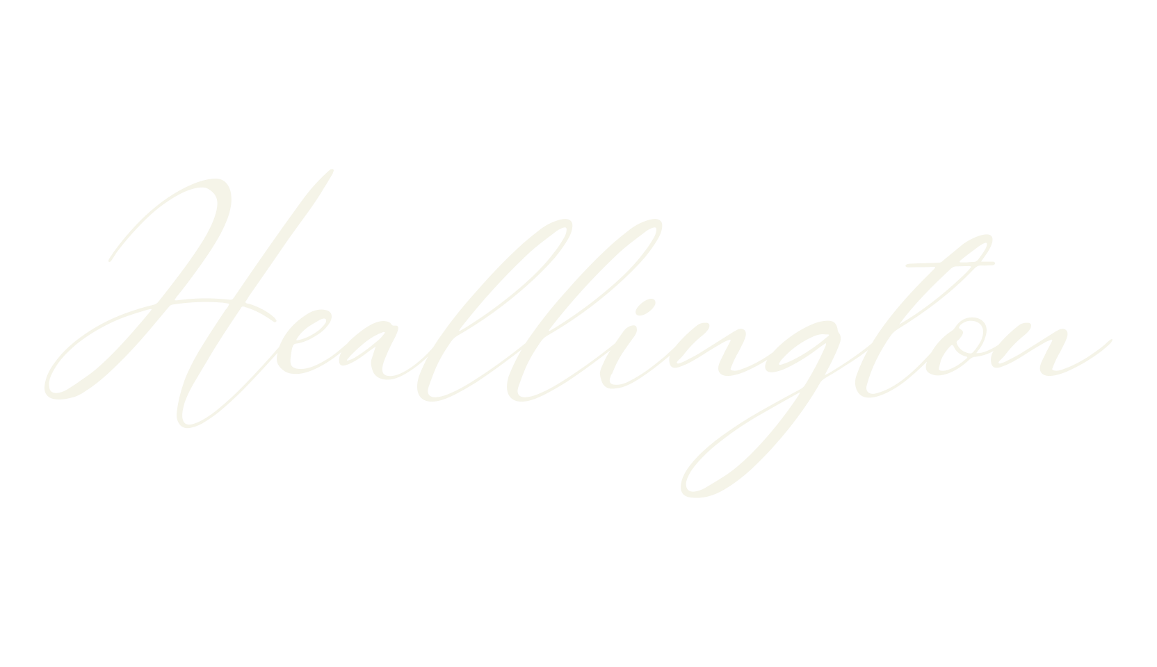 Heallington, italic font preview