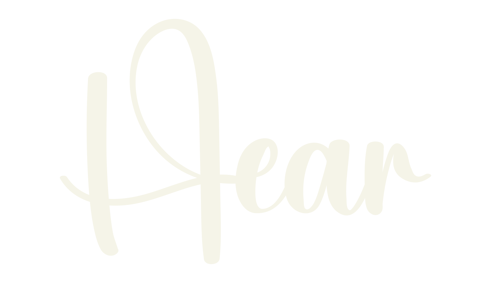 Hear, invitation font preview