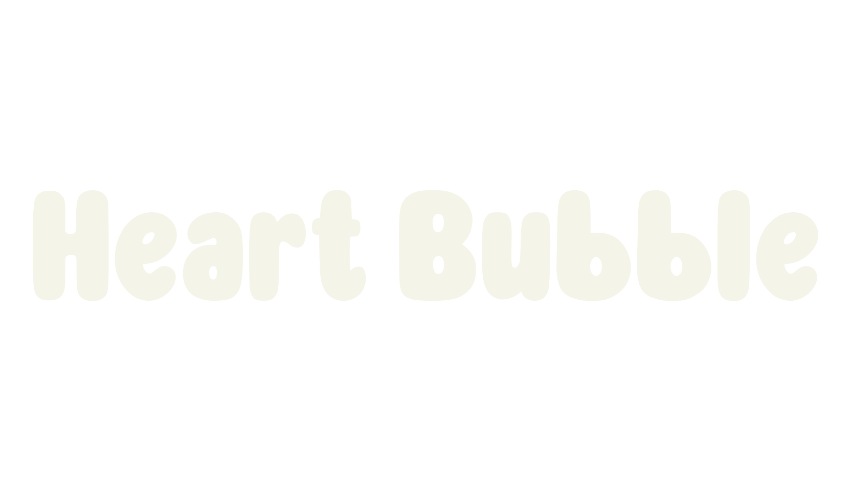 Heart Bubble, bubble font preview