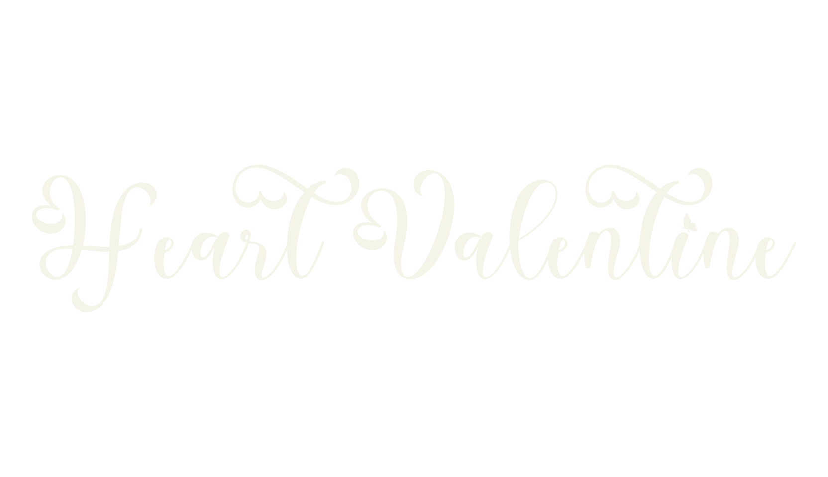Heart Valentine, valentine font preview