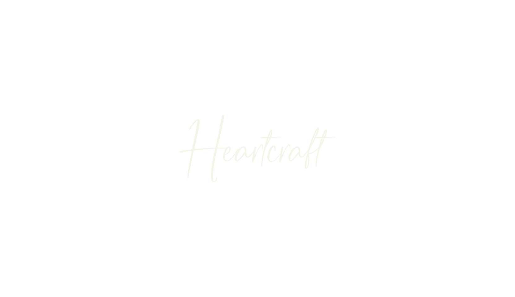 Heartcraft, fancy font preview