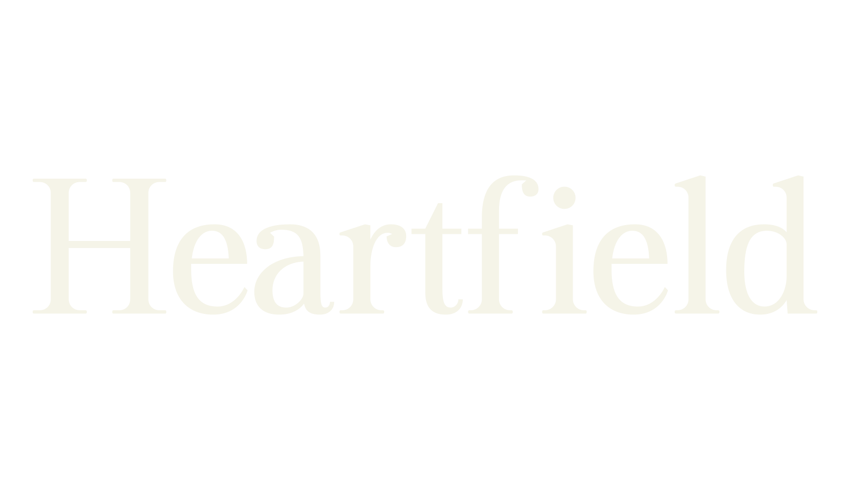 Heartfield, serif font preview