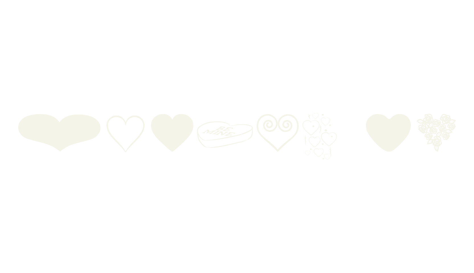 Hearts BV, display market font preview