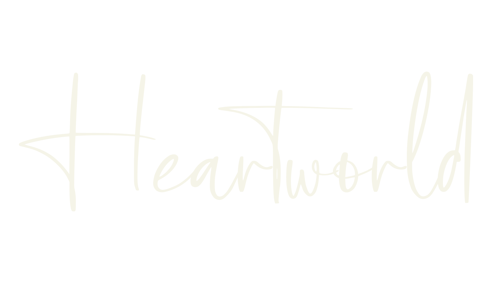 Heartworld, lettering font preview