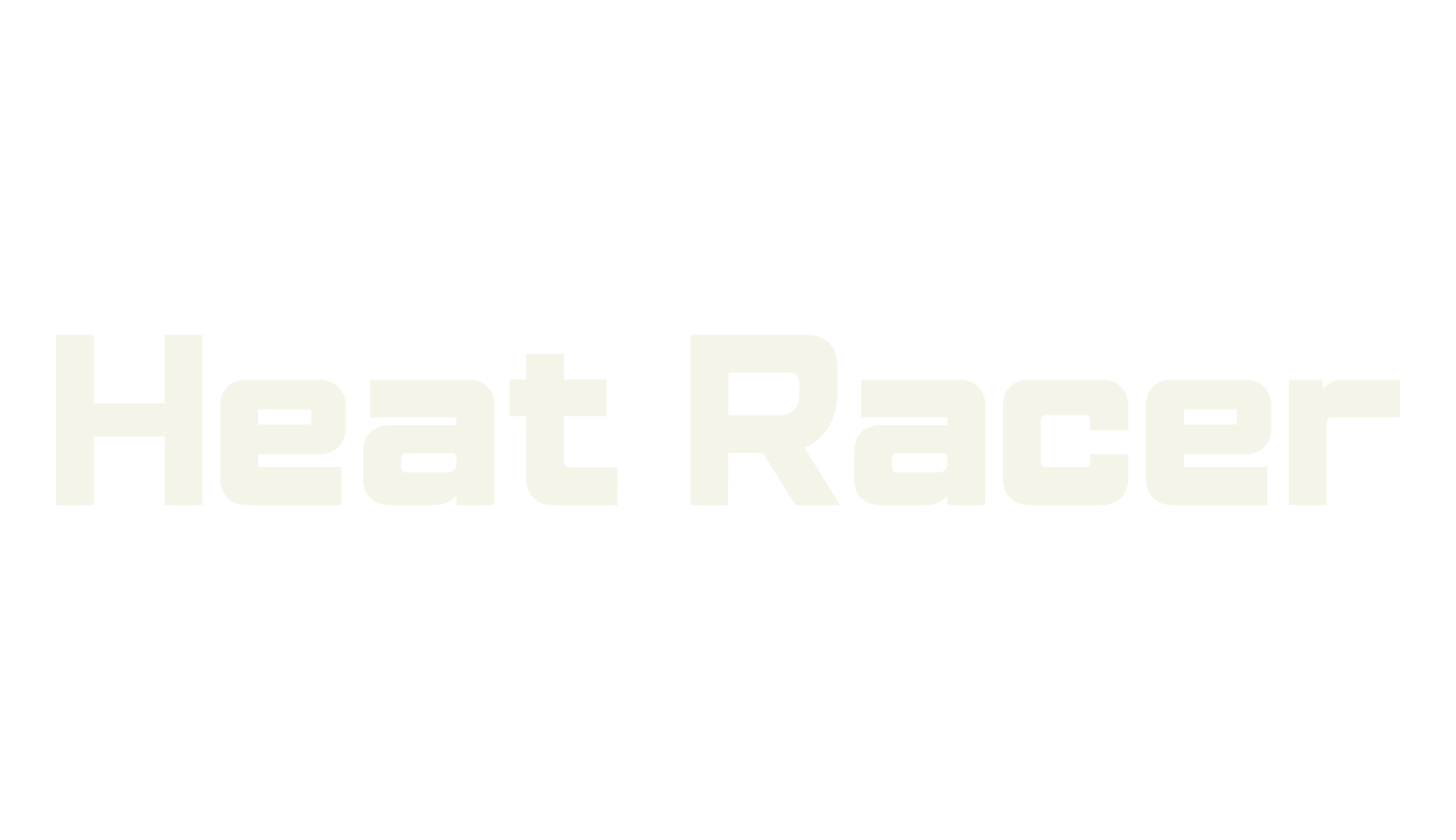 Heat Racer, racing font preview