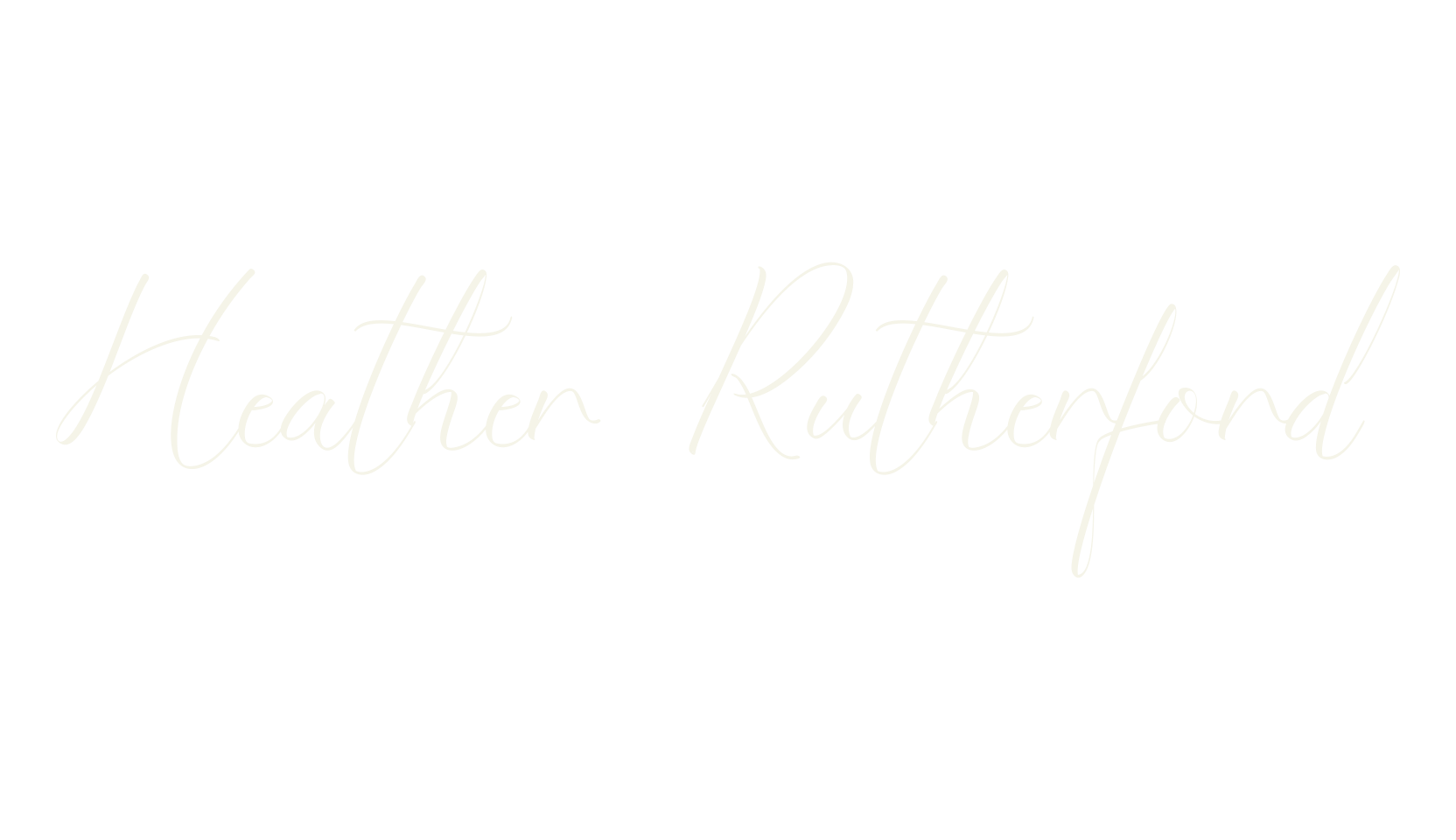 Heather Rutherford, calligraphy font preview