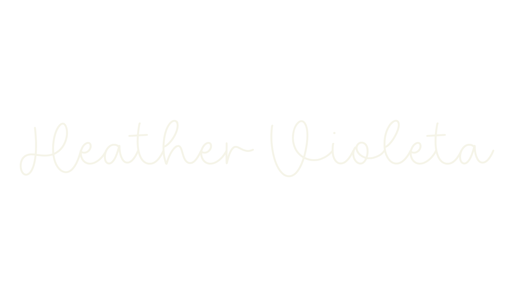 Heather Violeta, calligraphy font preview