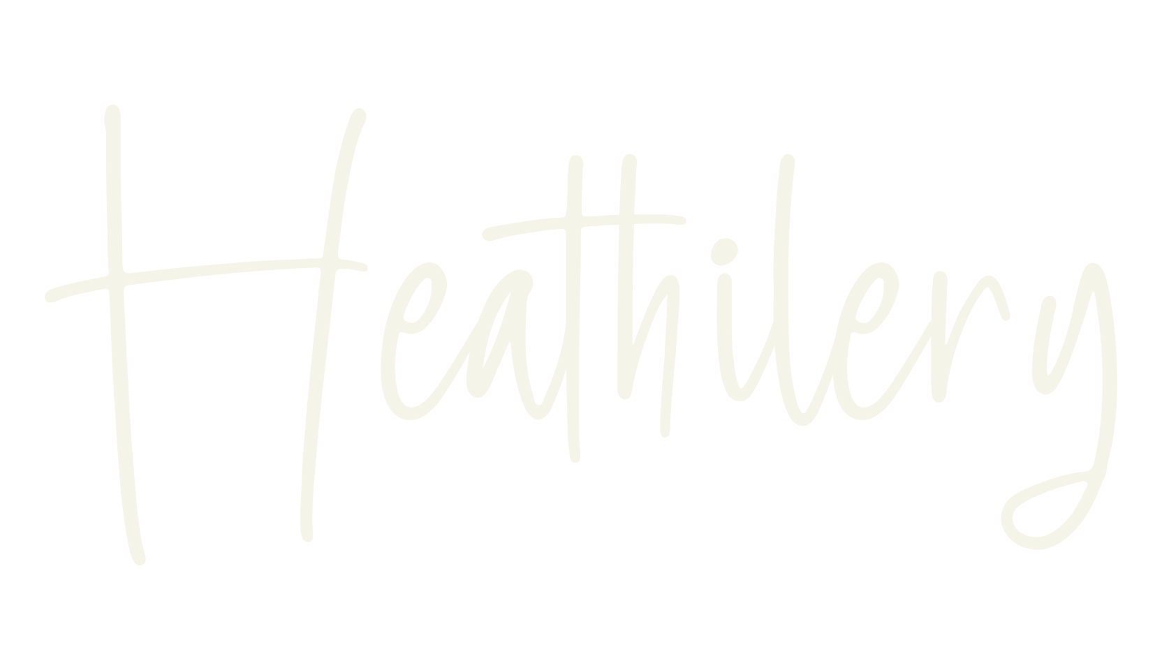 Heathilery, script font preview