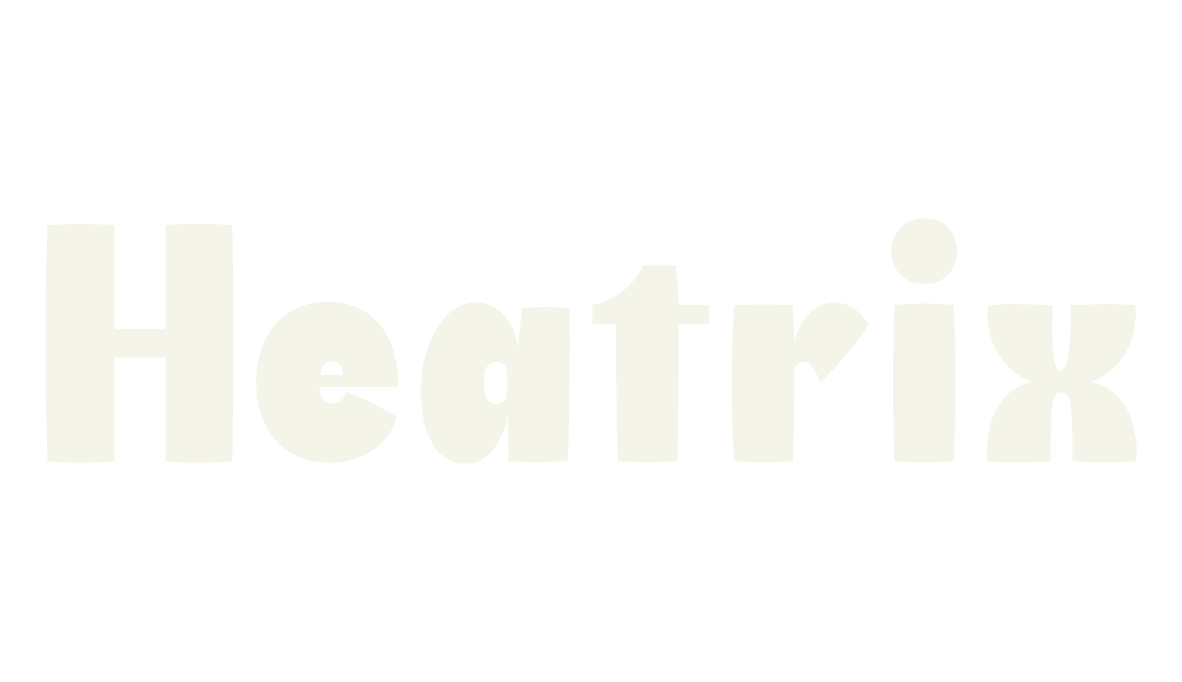 Heatrix, serif font preview