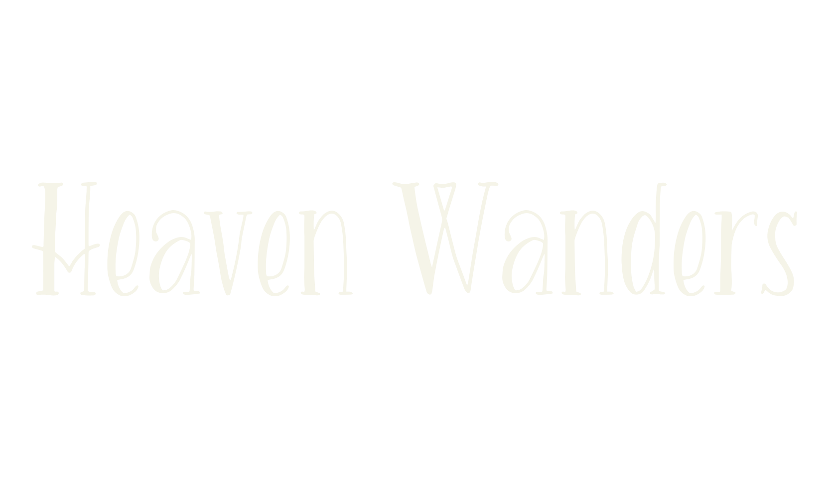 Heaven Wanders, display market font preview