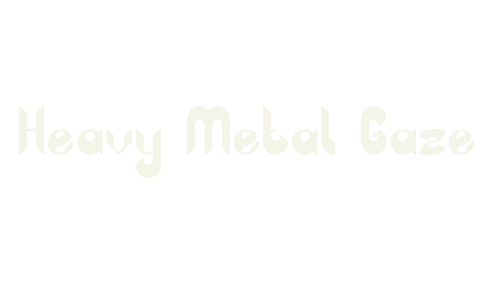Heavy Metal Gaze, display market font preview