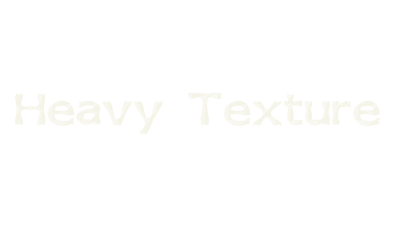 Heavy Texture, display market font preview