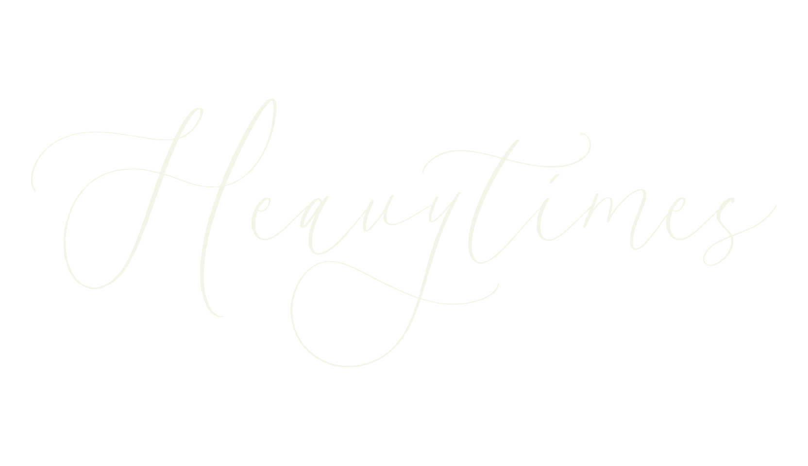 Heavytimes, fashion script font preview