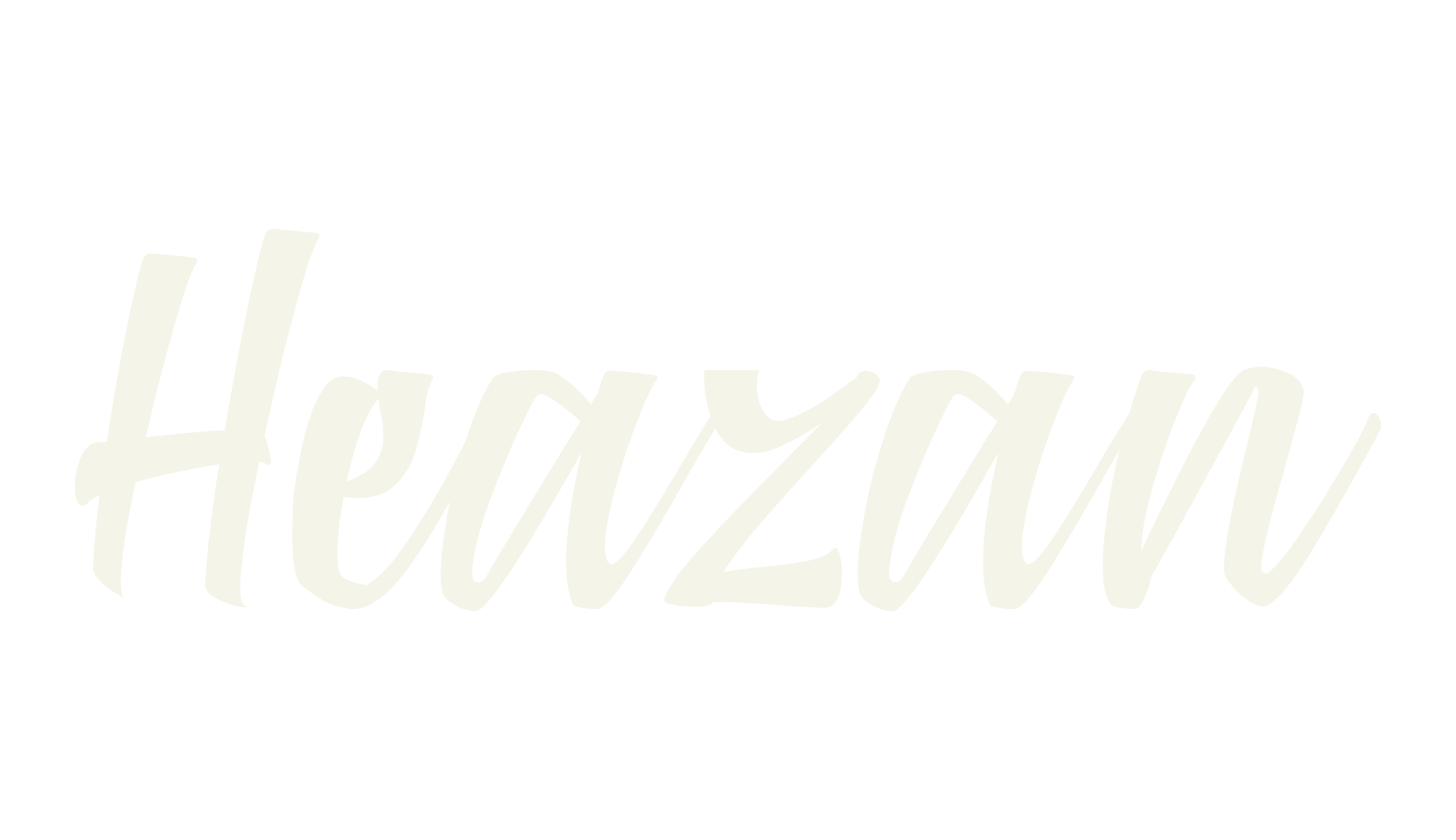 Heazan, pretty font preview