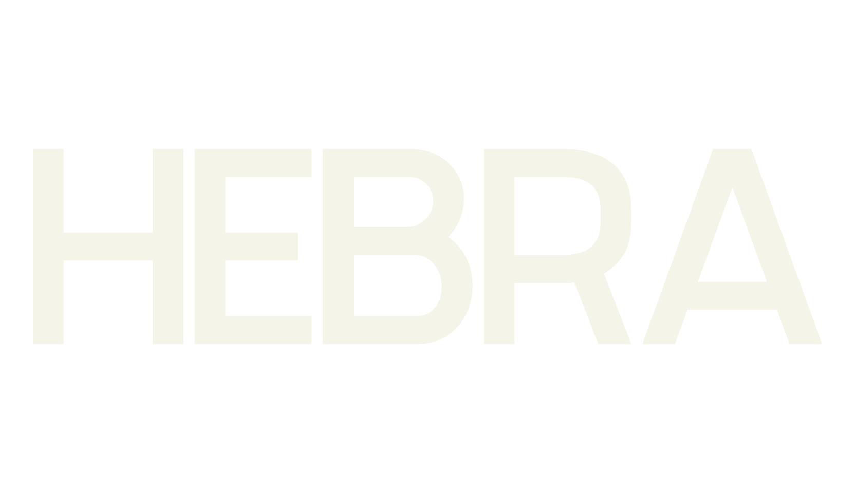 HEBRA, modern font preview