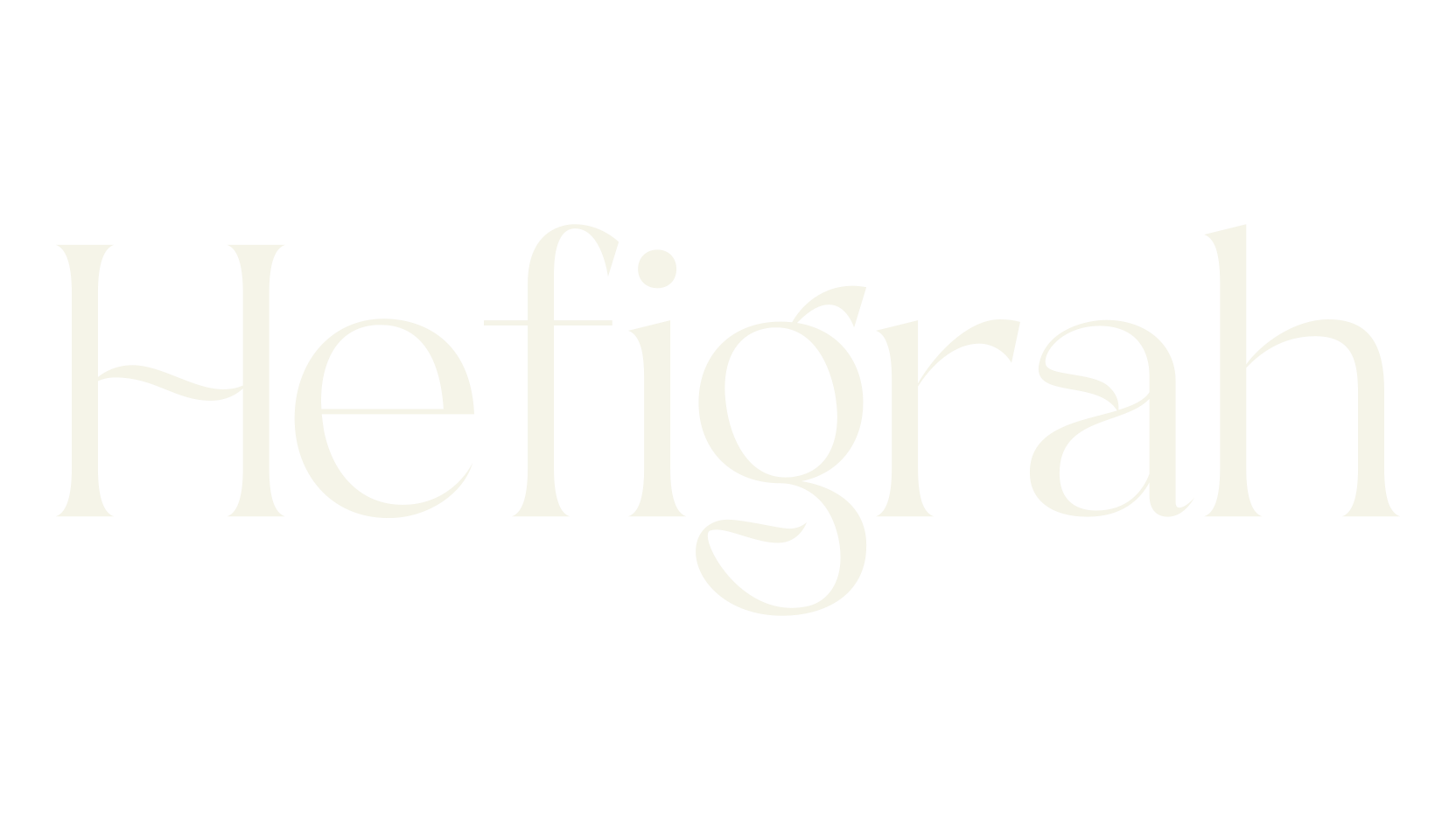 Hefigrah, serif font preview