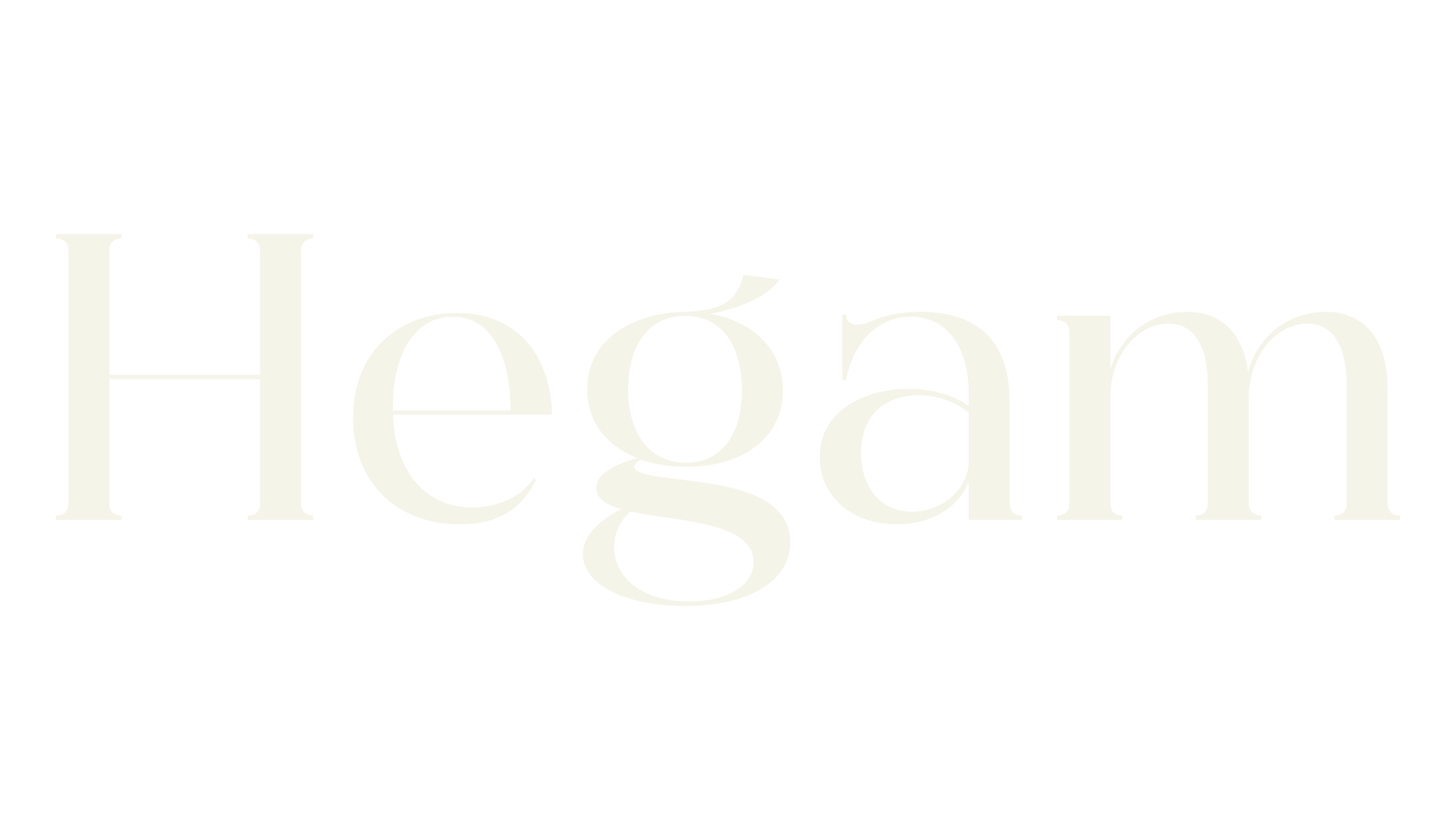 Hegam, fancy font preview