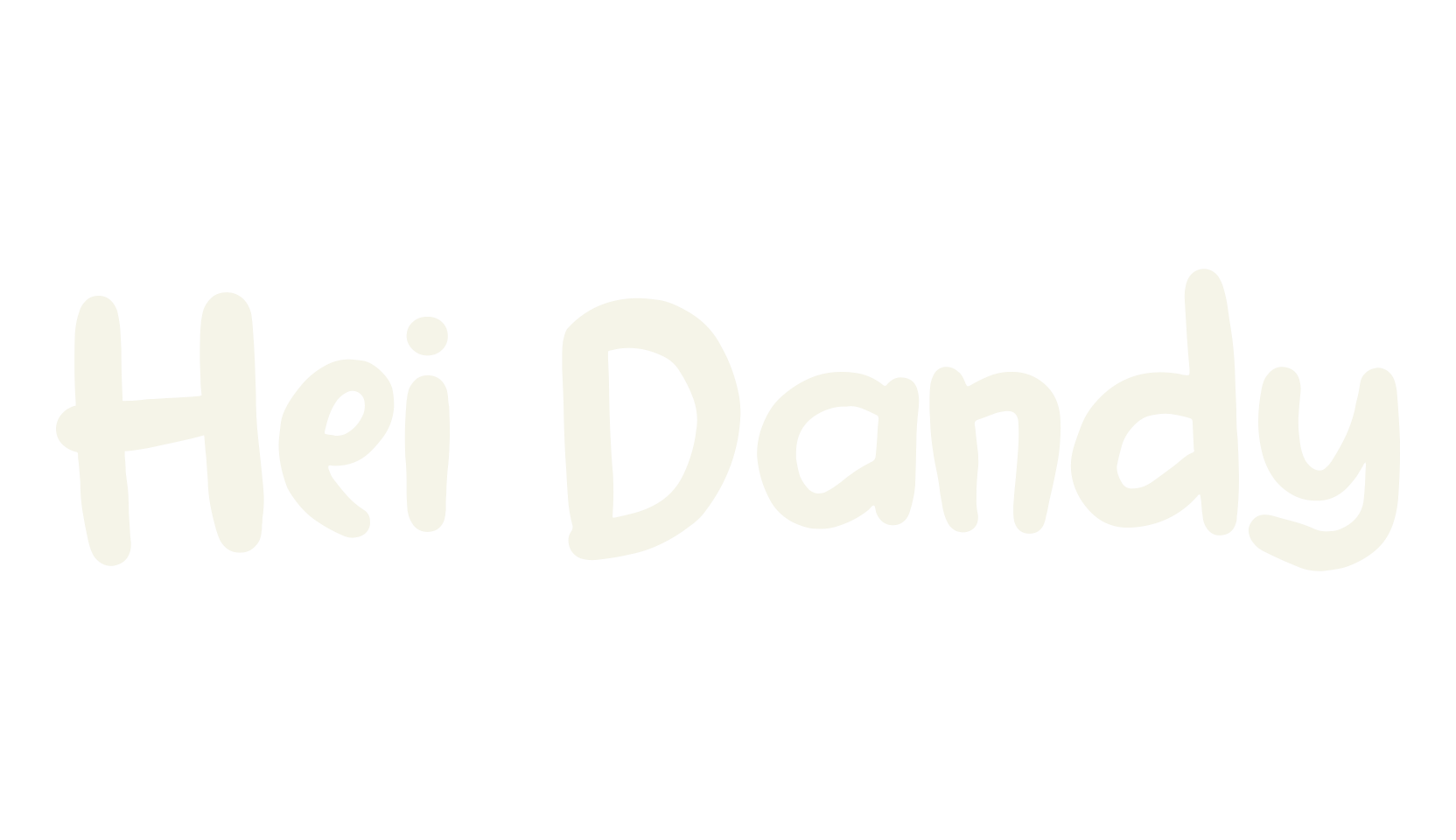 Hei Dandy, handwritten font preview