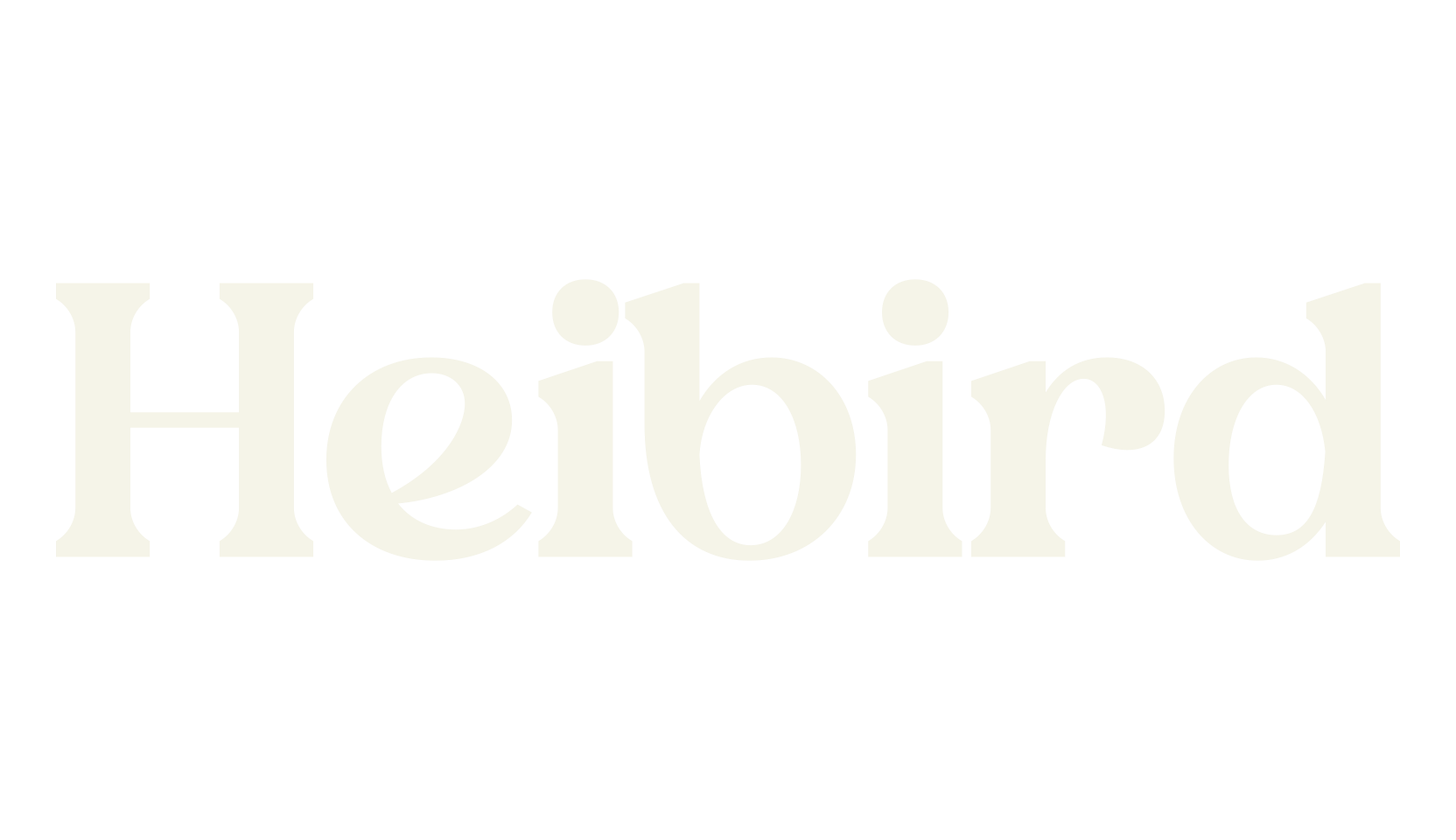 Heibird, serif font preview