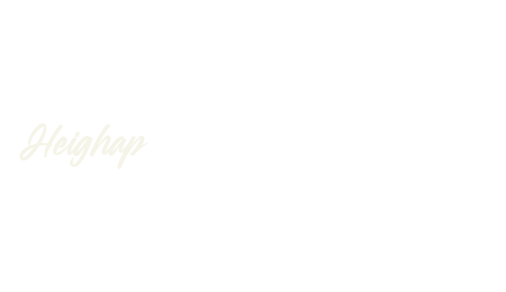 Heighaps Wastone VERSION, script font preview