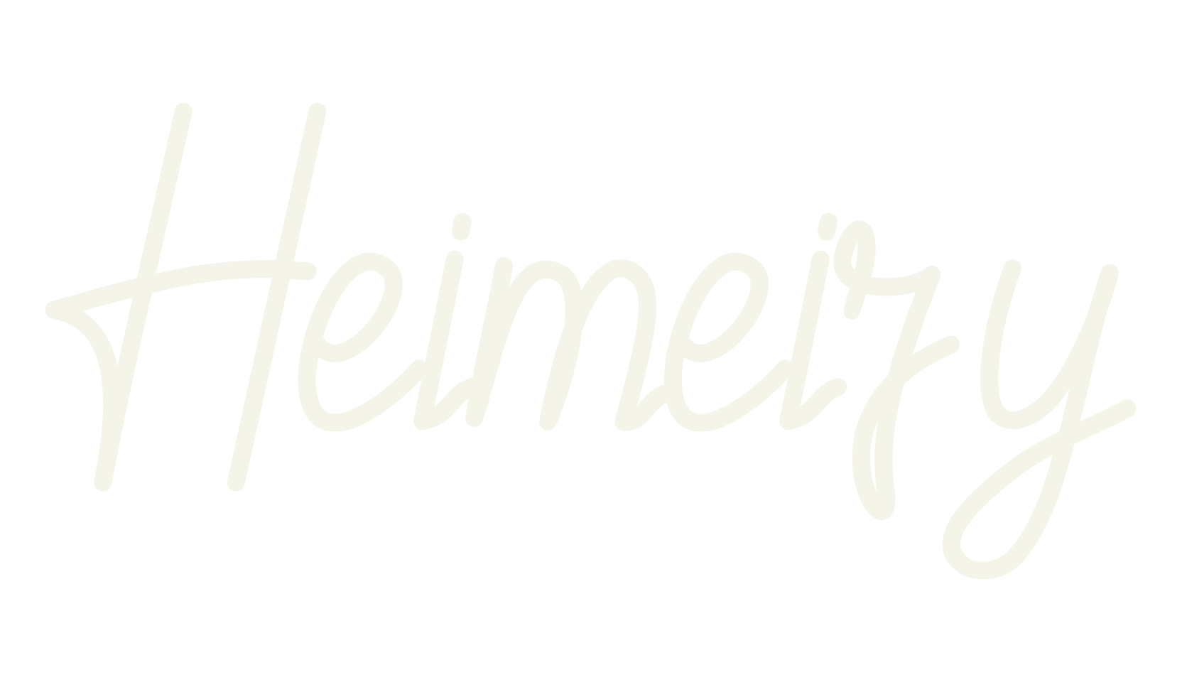 Heimeiry, monoline font preview