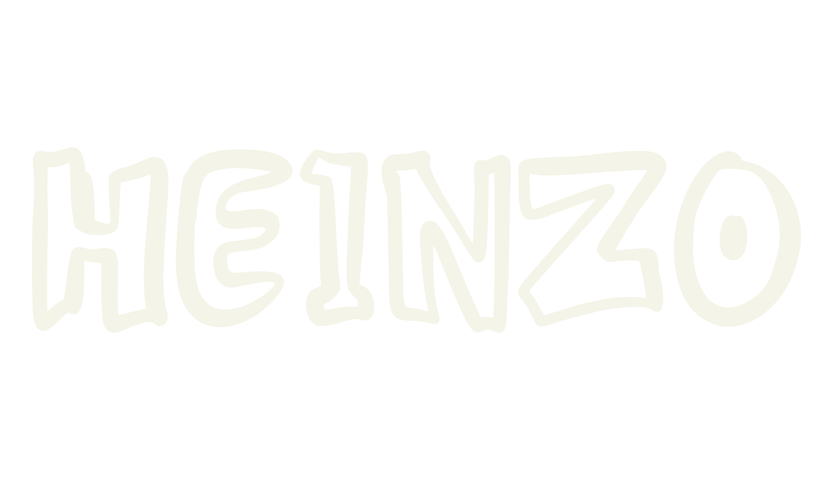 HEINZO, handwriting font preview