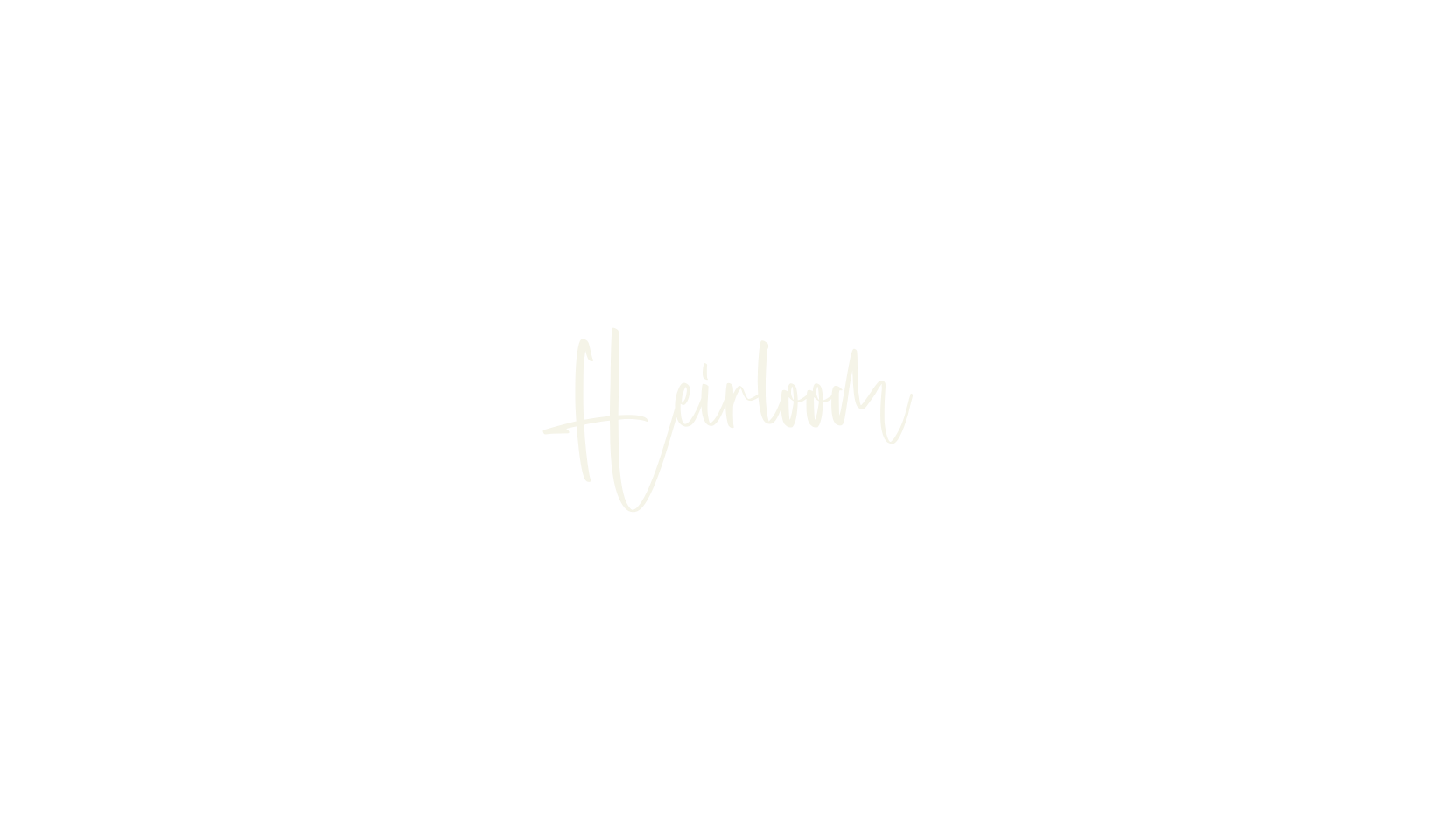 Heirloom, signature font preview