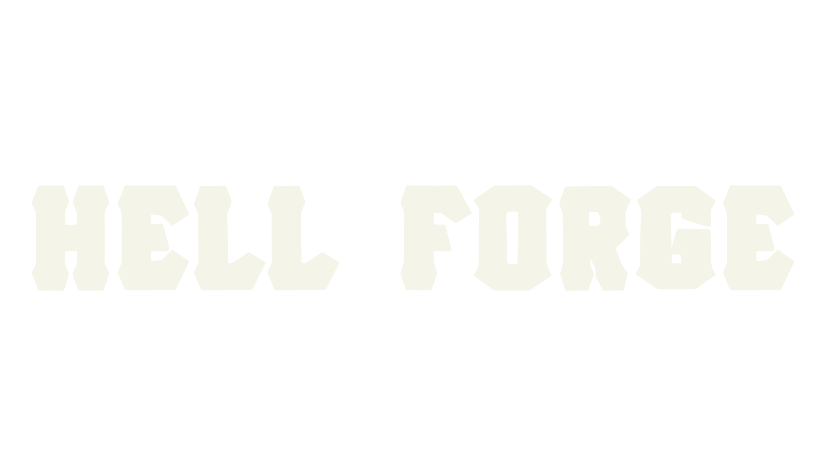 Hell Forge, tattoo font preview