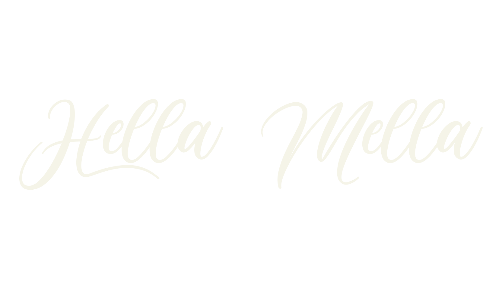 Hella Mella, script font preview
