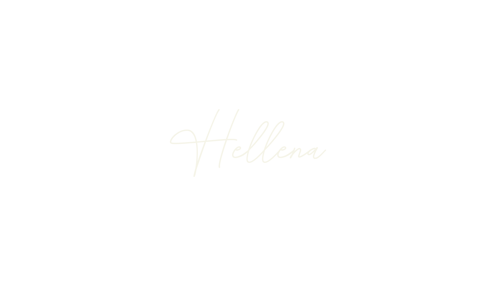 Hellena, signature font preview