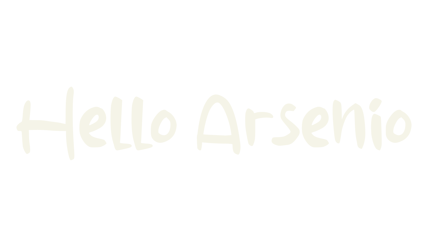 Hello Arsenio, cute font preview