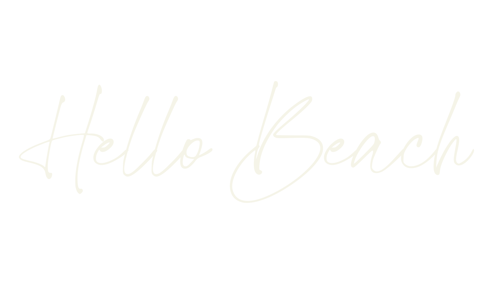 Hello Beach, watermark font preview
