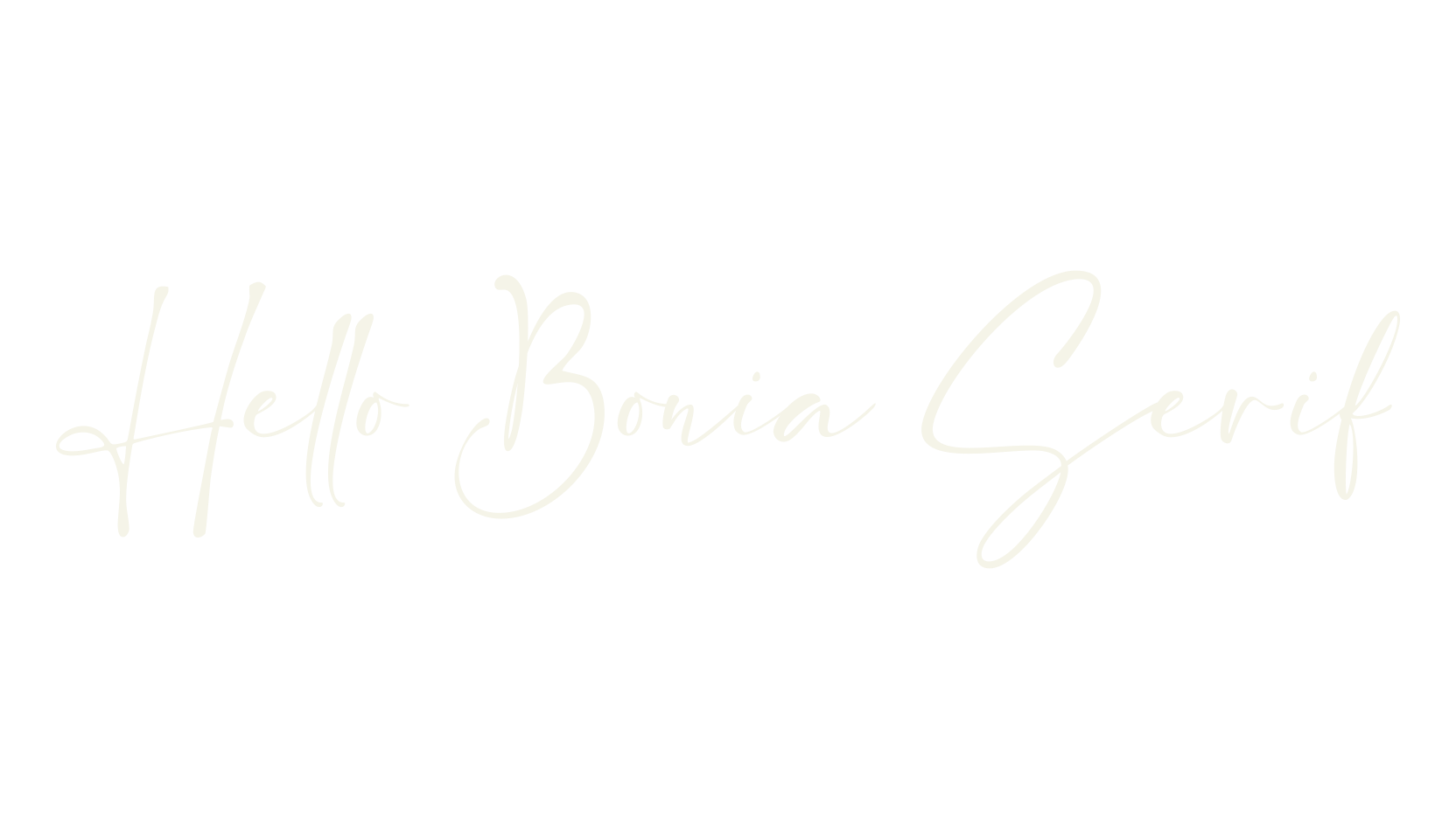 Hello Bonia Serif, magazine font preview
