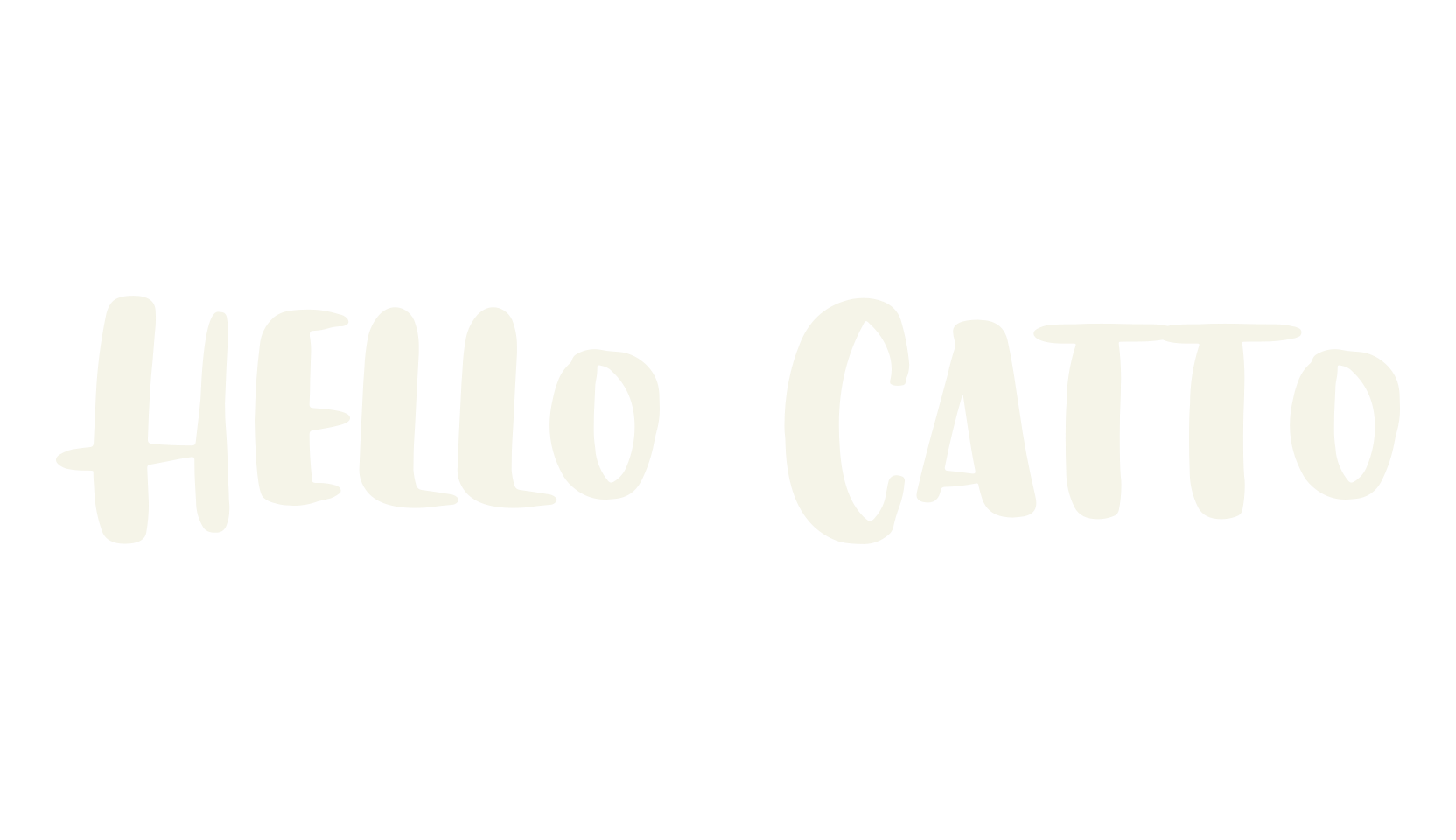 Hello Catto, cat font preview