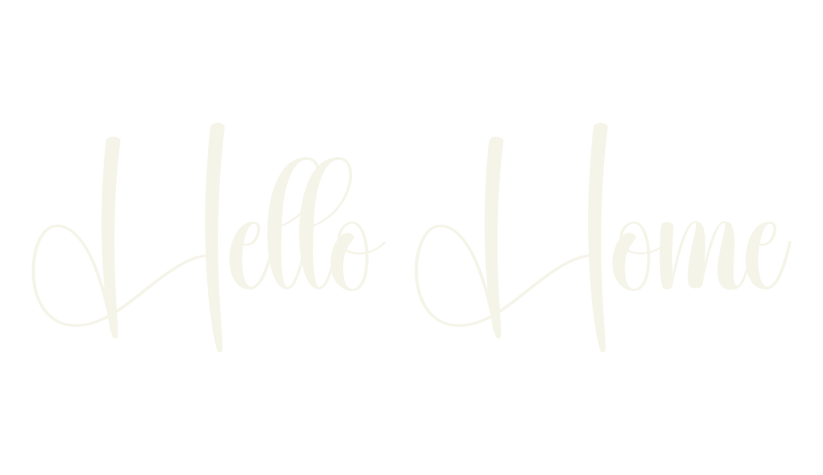 Hello Home, fashion script font preview