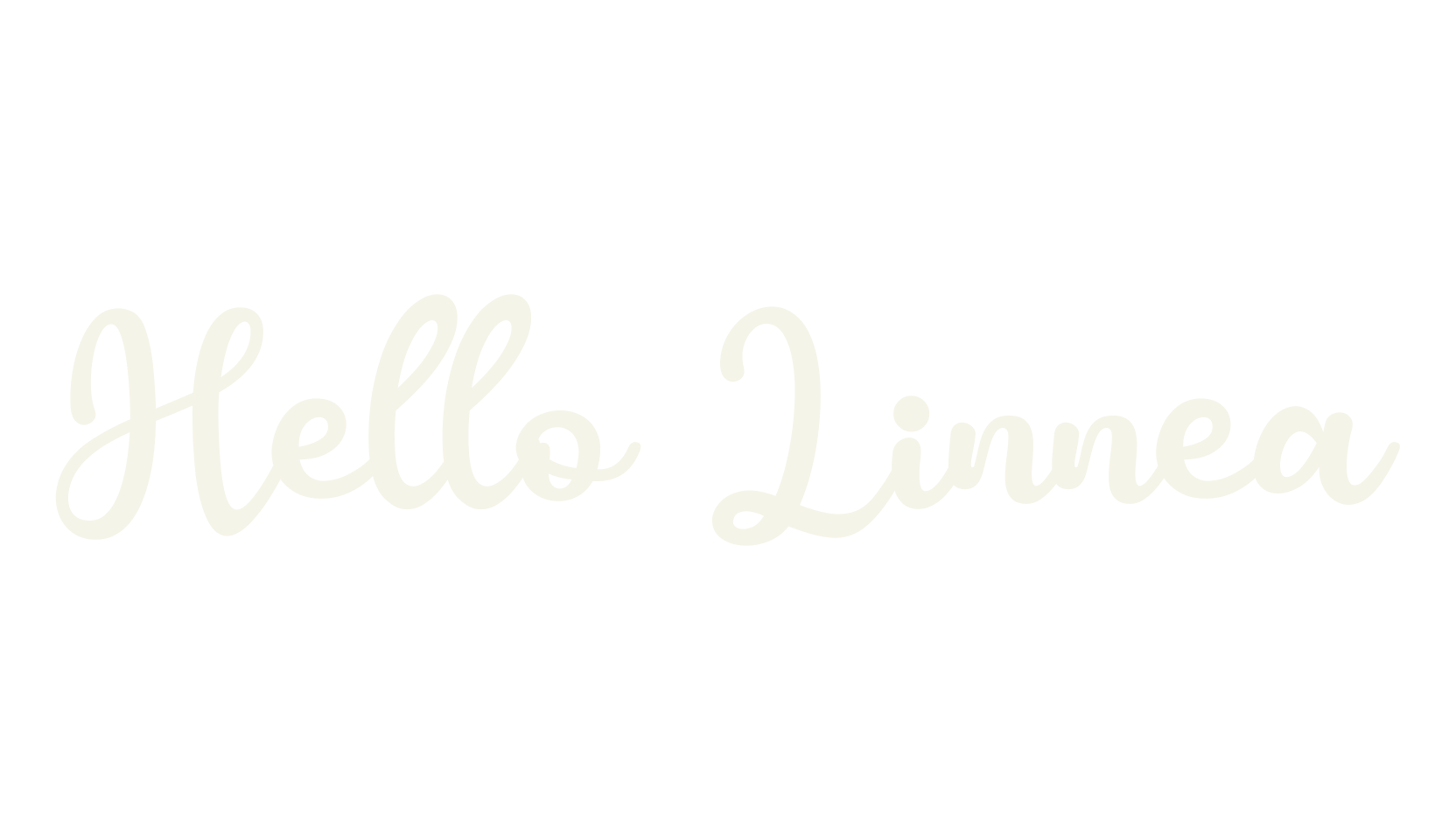 Hello Linnea, fashion sign font preview
