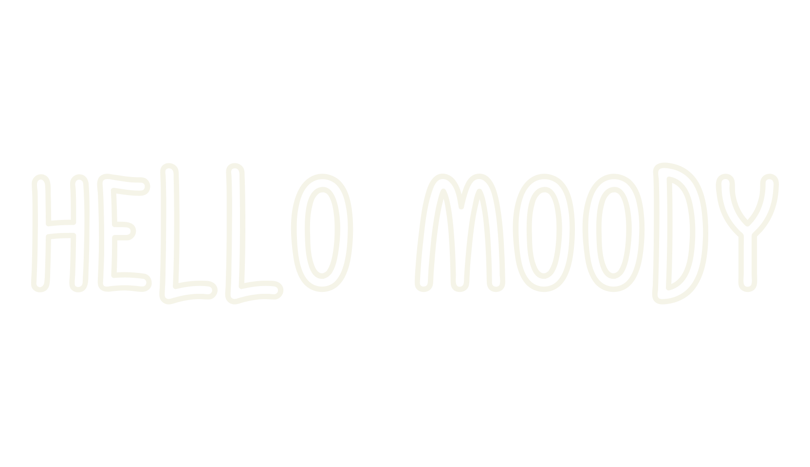 Hello moody, comic sans font preview
